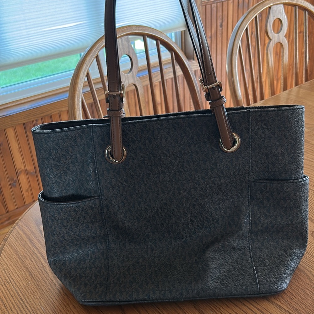 Michael Kors Brown Tote Purse - Picture 3 of 13